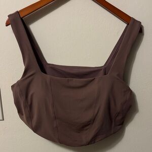 All in Motion Mauve Sleeveless Top